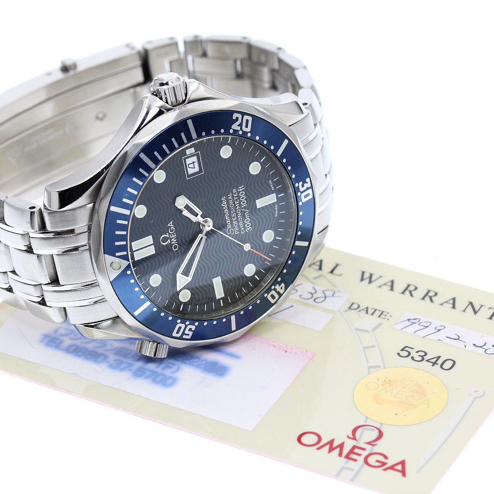 OMEGA Seamaster300 2531.80 Date Navy Dial Automatic Men's Watch_940105
