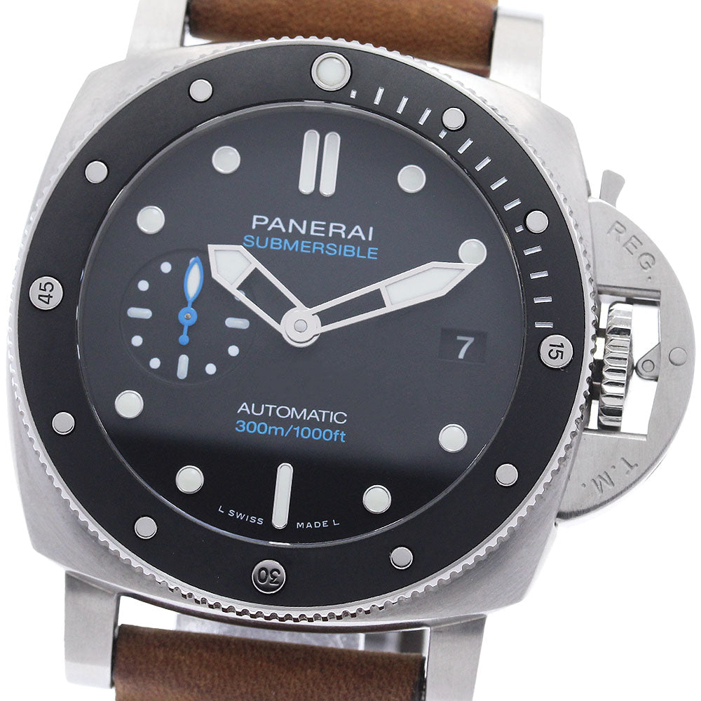 PANERAI Submersible 42mm PAM00683 Date black Dial Automatic Men's Watch_940121