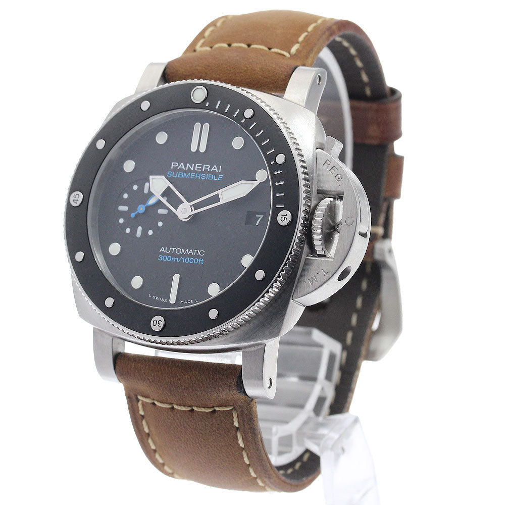 PANERAI Submersible 42mm PAM00683 Date black Dial Automatic Men's Watch_940121