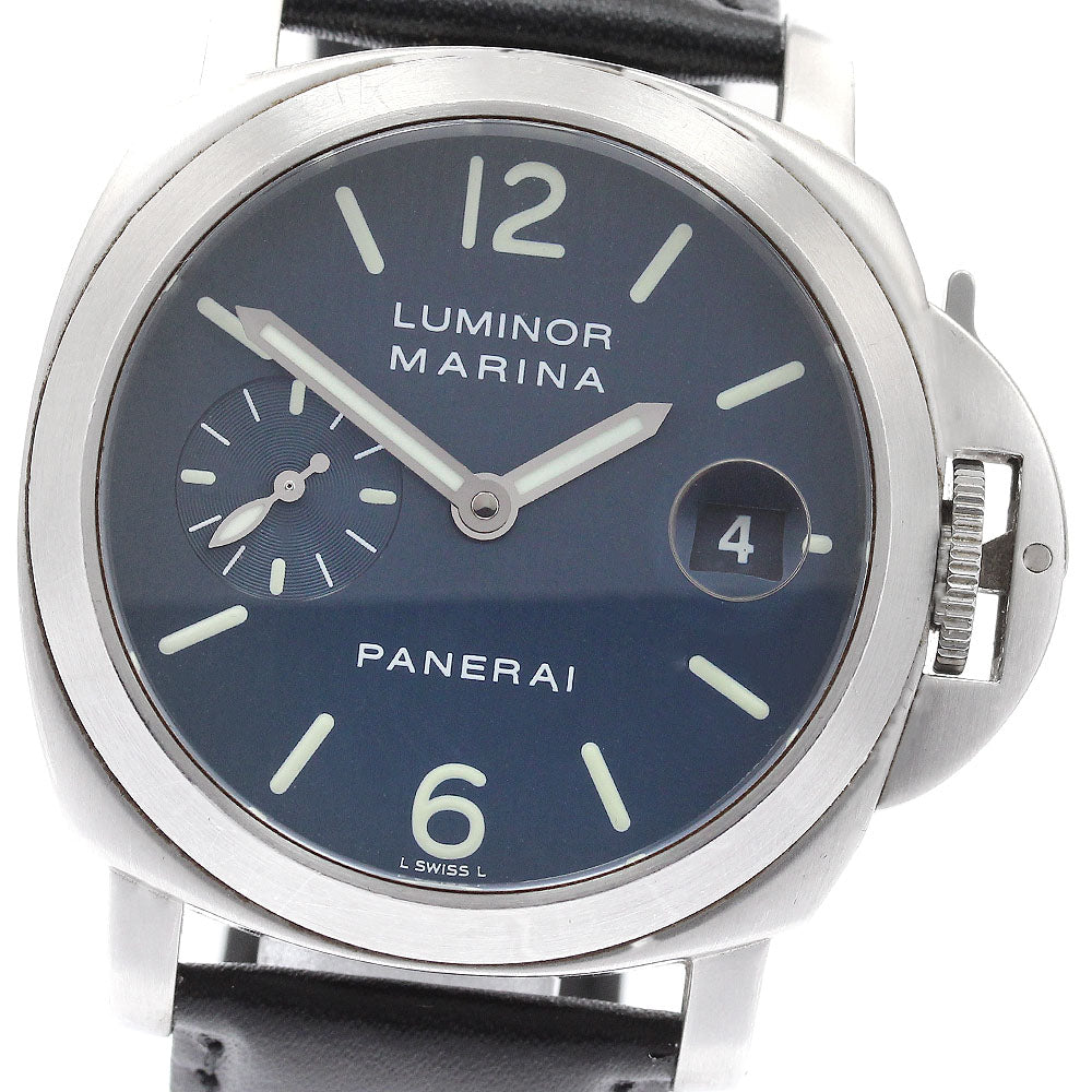PANERAI Luminor Marina PAM00070 Small Second Date Automatic Men's Watch_940122