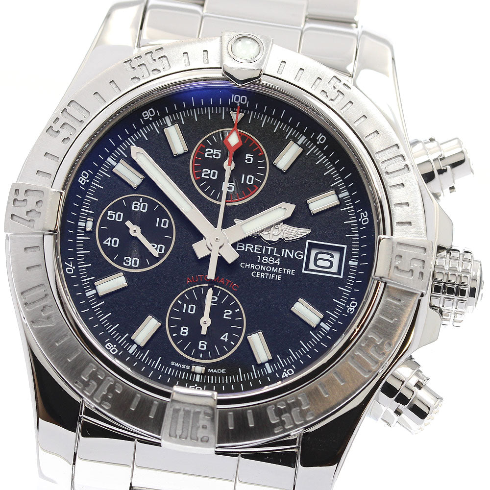 BREITLING Avenger II A13381 Date Black Dial Automatic Men's Watch_940141