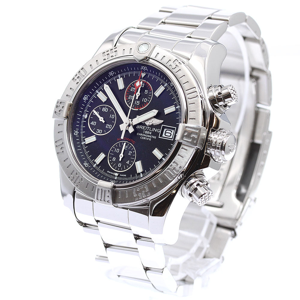 BREITLING Avenger II A13381 Date Black Dial Automatic Men's Watch_940141
