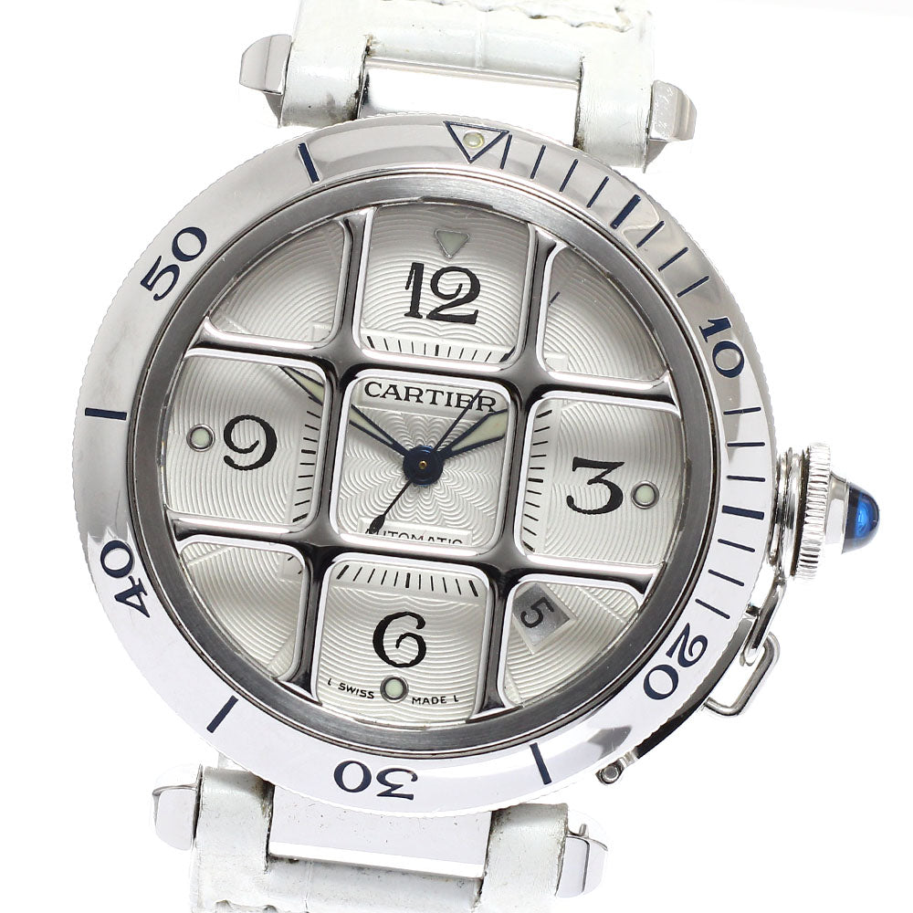 CARTIER Pasha grid W3104055 Date Silver Dial Automatic Men's Watch_940148