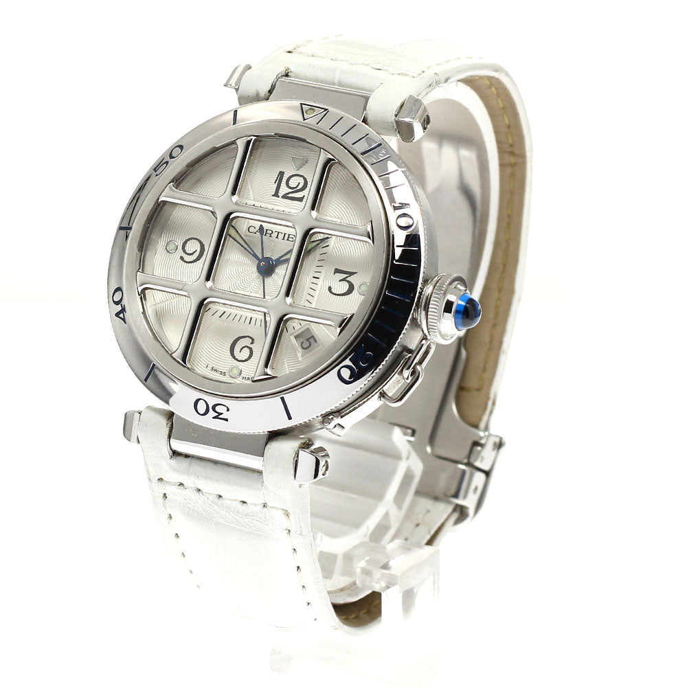 CARTIER Pasha grid W3104055 Date Silver Dial Automatic Men's Watch_940148