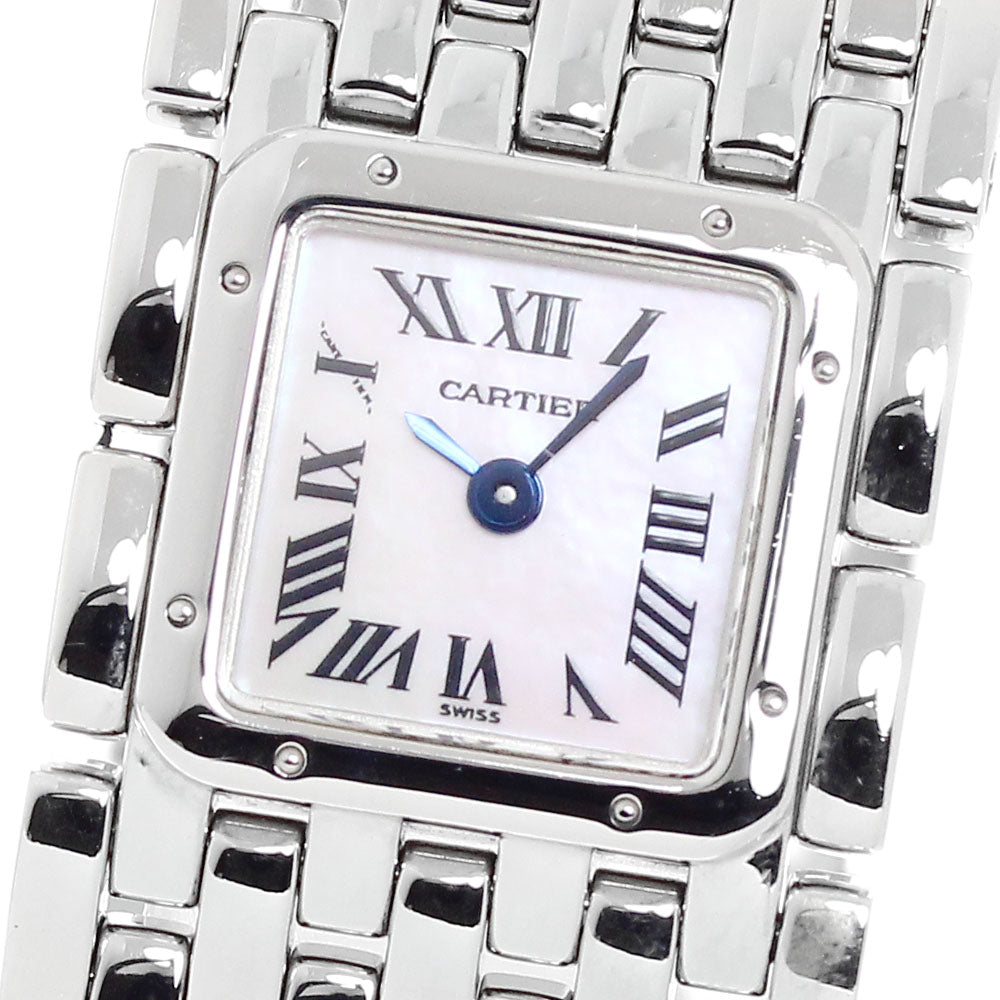 CARTIER PANTHERE Ribbon W61001T9 Shell dial shell Dial Quartz Ladies Watch_940153