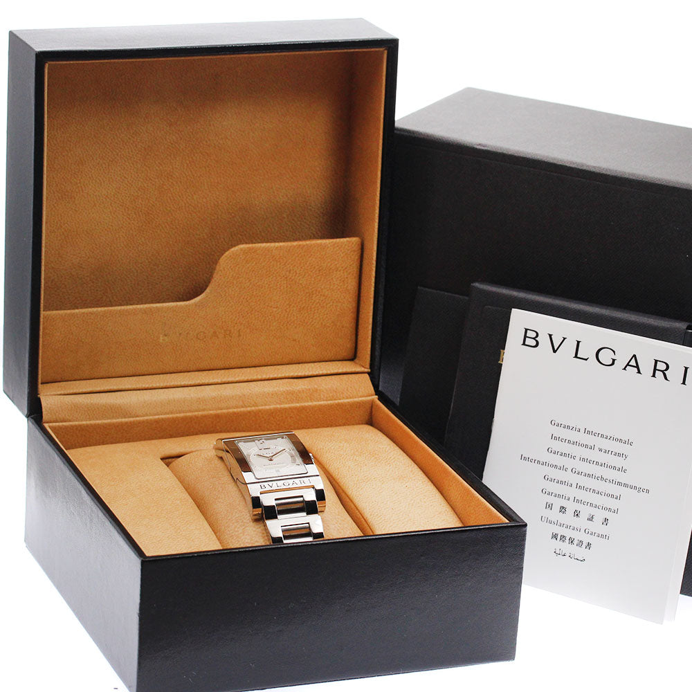 BVLGARI Rettangolo RT45S Date white Dial Automatic Men's Watch_940157