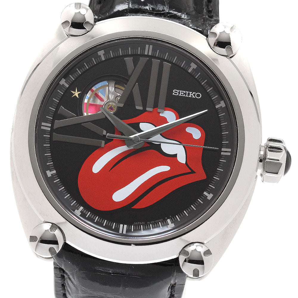 SEIKO Galante SBLL017/8L38-00F0 The Rolling Stones 50th Anniversary black Dial Automatic Men's Watch_940163