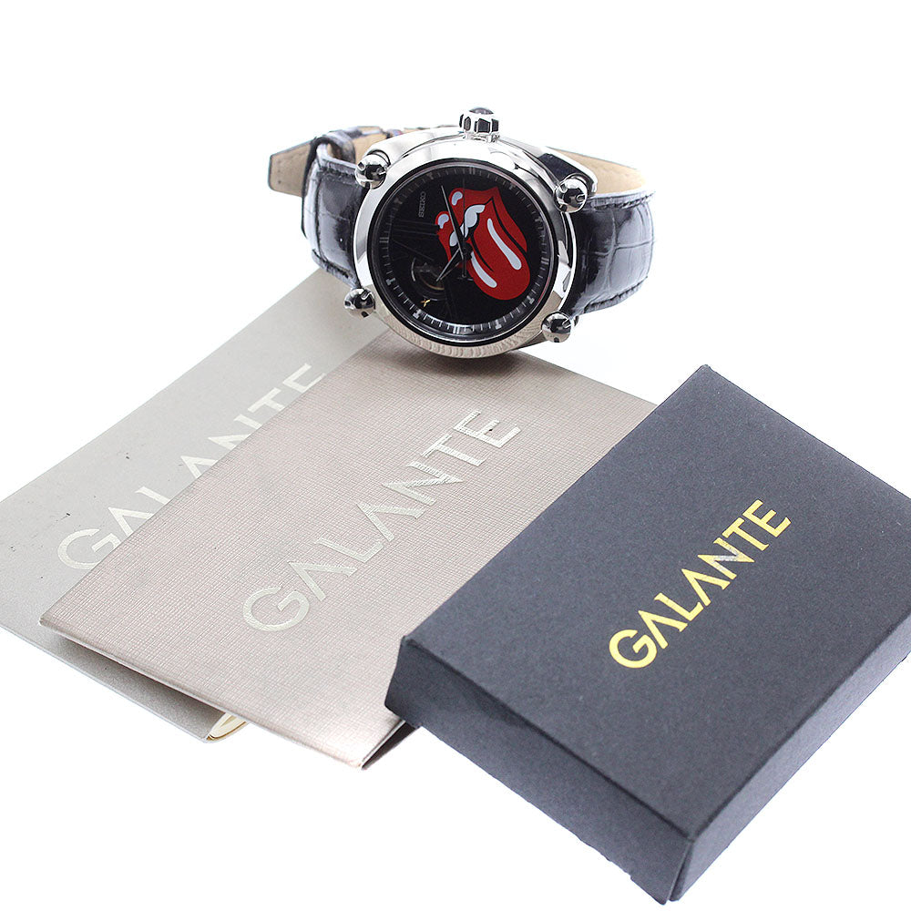 SEIKO Galante SBLL017/8L38-00F0 The Rolling Stones 50th Anniversary black Dial Automatic Men's Watch_940163