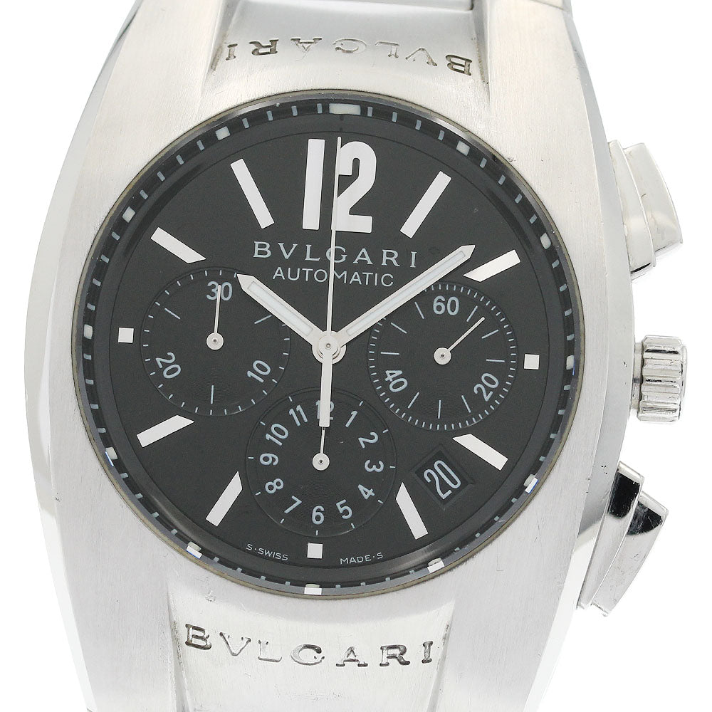 BVLGARI Elgon EG40SCH Chronograph black Dial Automatic Men's Watch_940172