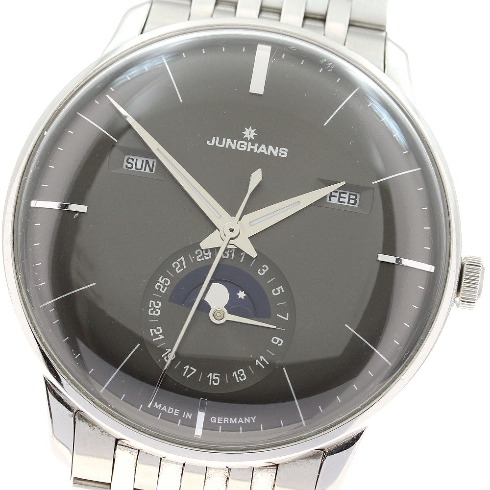 JUNGHANS Meister calendar 027/4505.45 Moon phase Automatic Men's Watch_940177