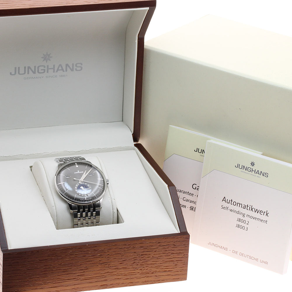 JUNGHANS Meister calendar 027/4505.45 Moon phase Automatic Men's Watch_940177