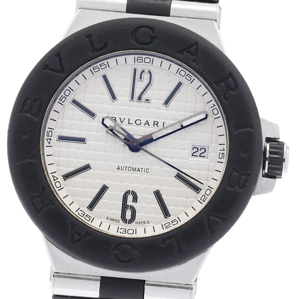 BVLGARI Diagono DG40SV Date Silver Dial Automatic Men's Watch_940179