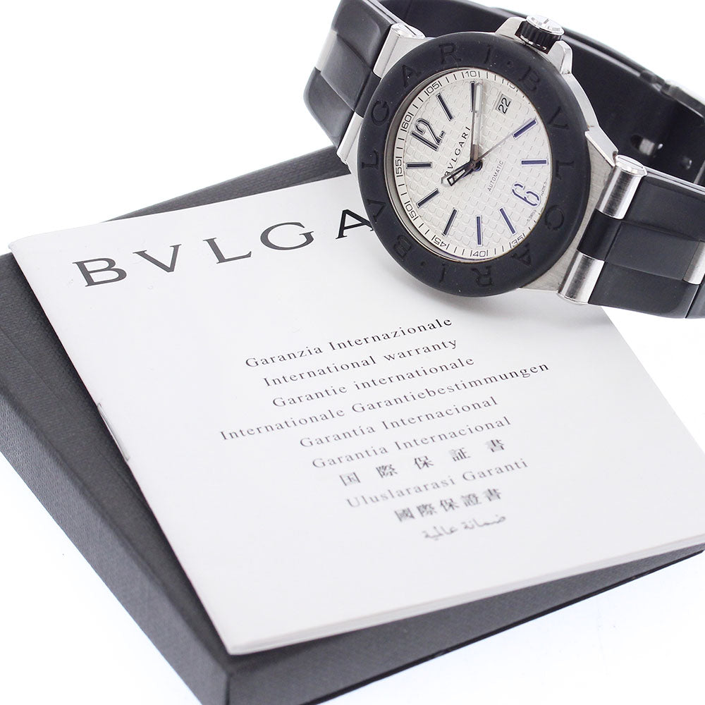 BVLGARI Diagono DG40SV Date Silver Dial Automatic Men's Watch_940179