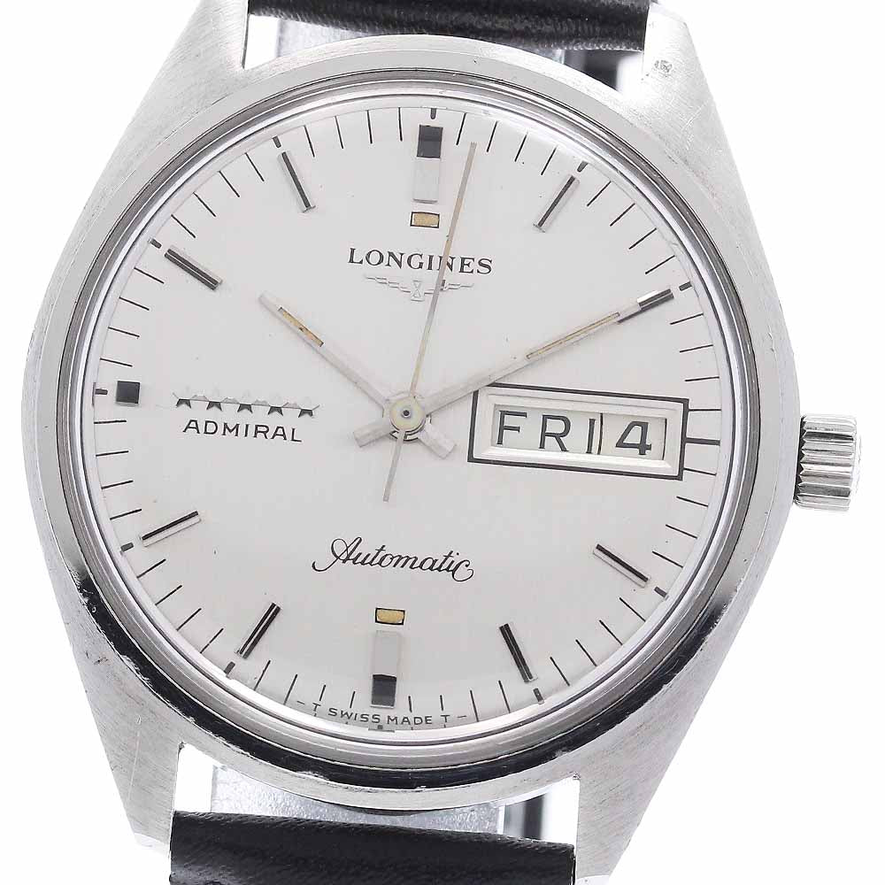 LONGINES Admiral 5 Star Day-Date Cal.508 Silver Dial Automatic Men's_940205