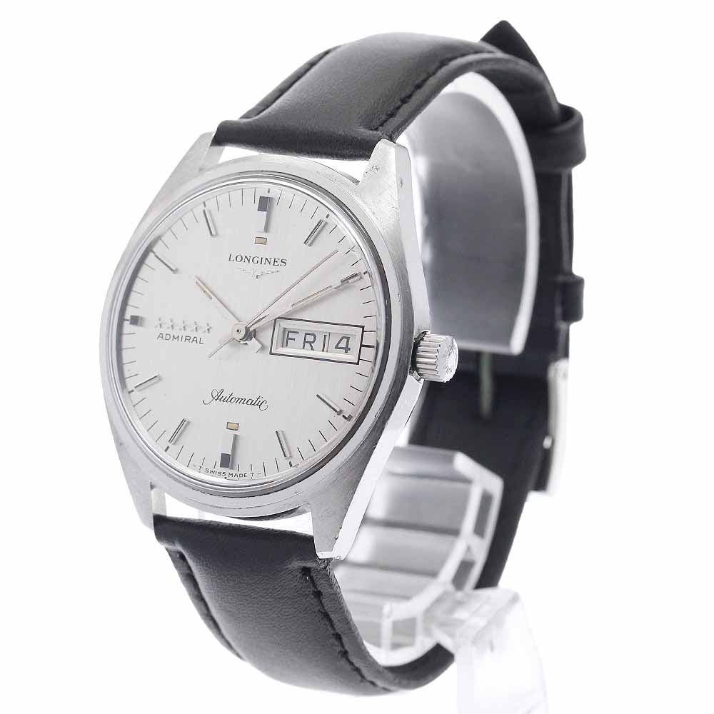 LONGINES Admiral 5 Star Day-Date Cal.508 Silver Dial Automatic Men's_940205