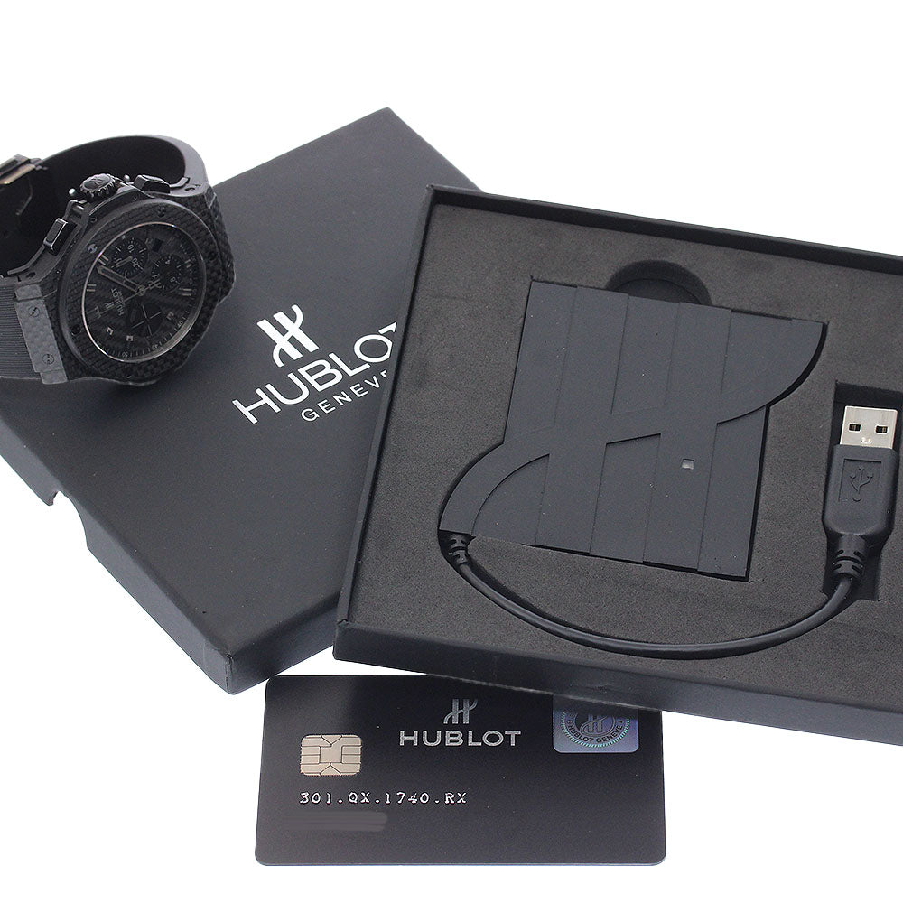 HUBLOT Big Bang All Black Carbon 301.QX.1740.RX Chronograph AT Men's_940210