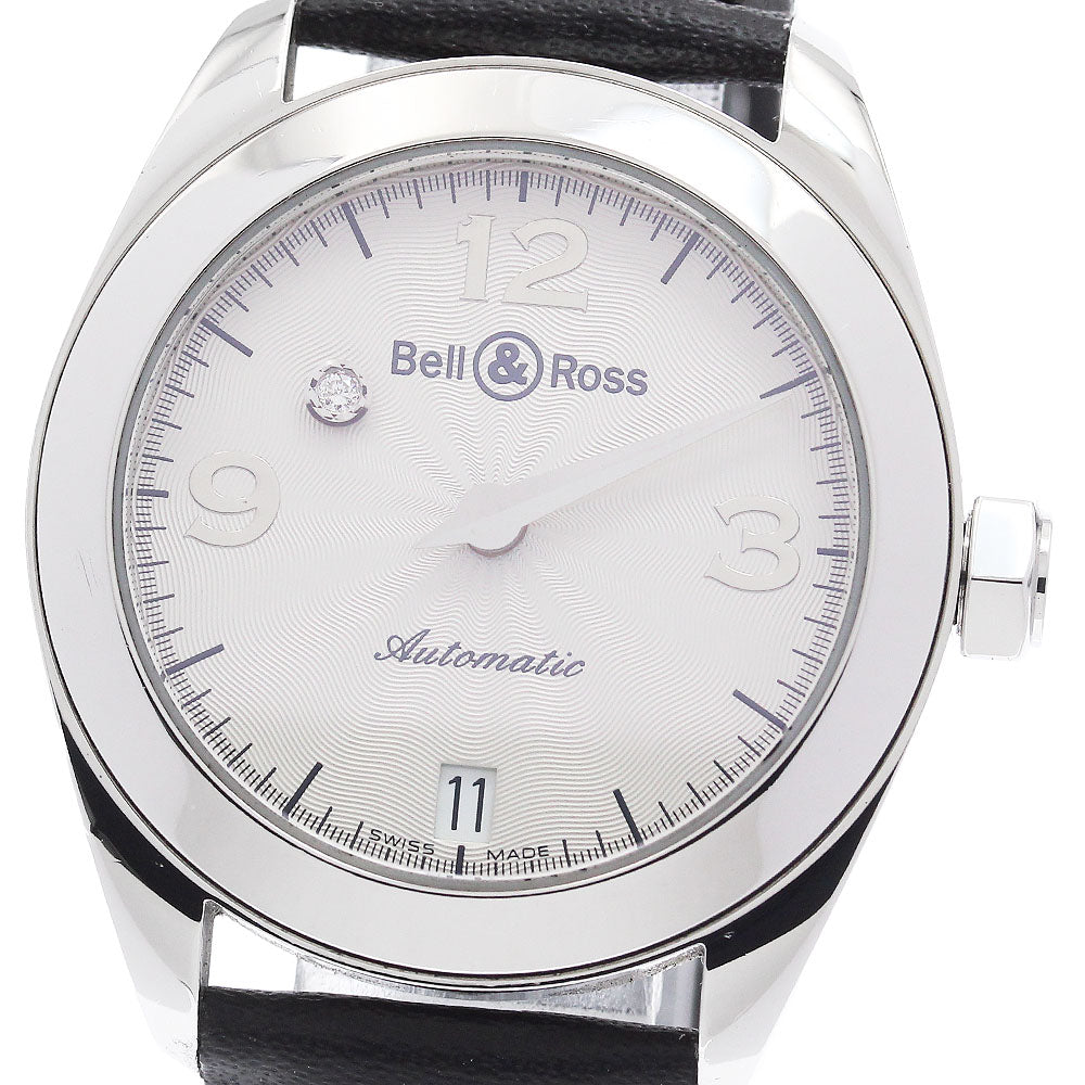 Bell＆Ross Mystery diamond 215S Date Silver Dial Automatic Ladies Watch_940224