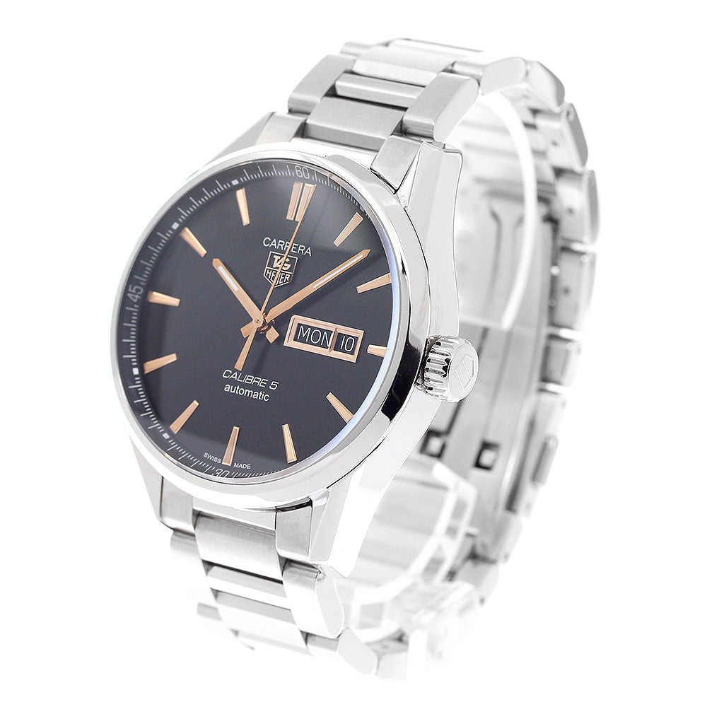 TAG HEUER Carrera Caliber 5 WAR201C-0 Day date black Dial Automatic Men's_940230