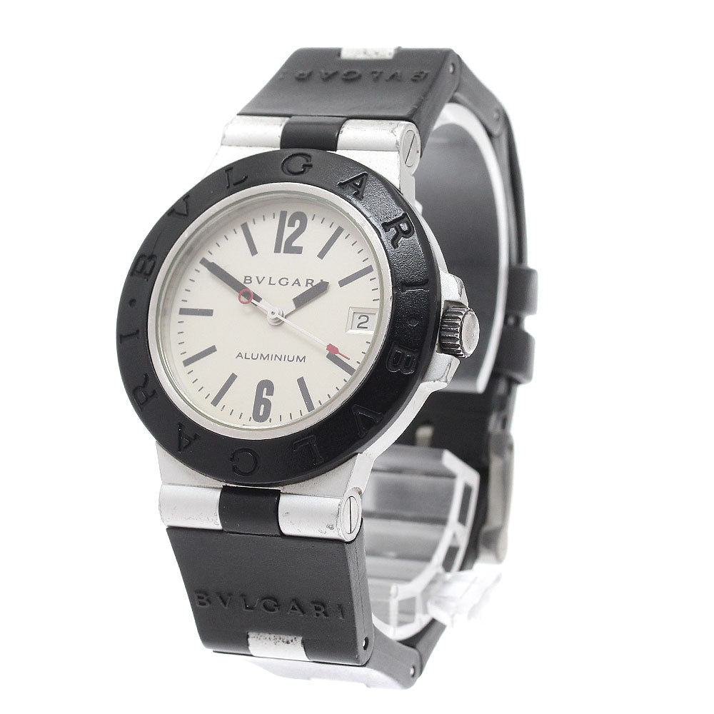 BVLGARI aluminum AL38A Date Silver Dial Automatic Men's Watch_940233
