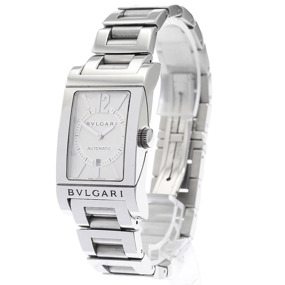 BVLGARI Rettangolo RT45S Date white Dial Automatic Men's Watch_940237