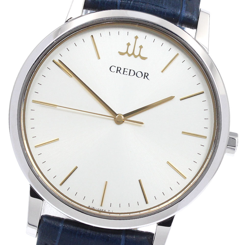 SEIKO CREDOR SIGNO GCAR047/8J81-0AJ0 Silver Dial Quartz Men's Watch_940242