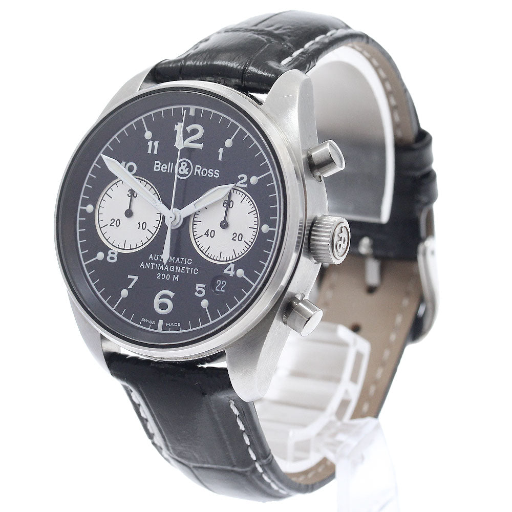 Bell＆Ross vintage 126.A Date Chronograph Black / Silver Dial Automatic Men's Watch_940254