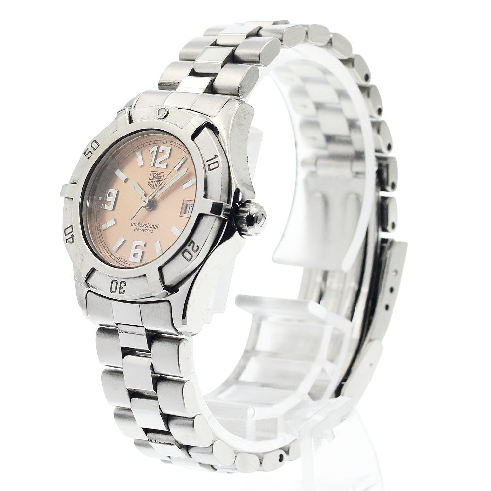 TAG HEUER 2000 Exclusive WN1314 Date pink Dial Quartz Ladies Watch_940259