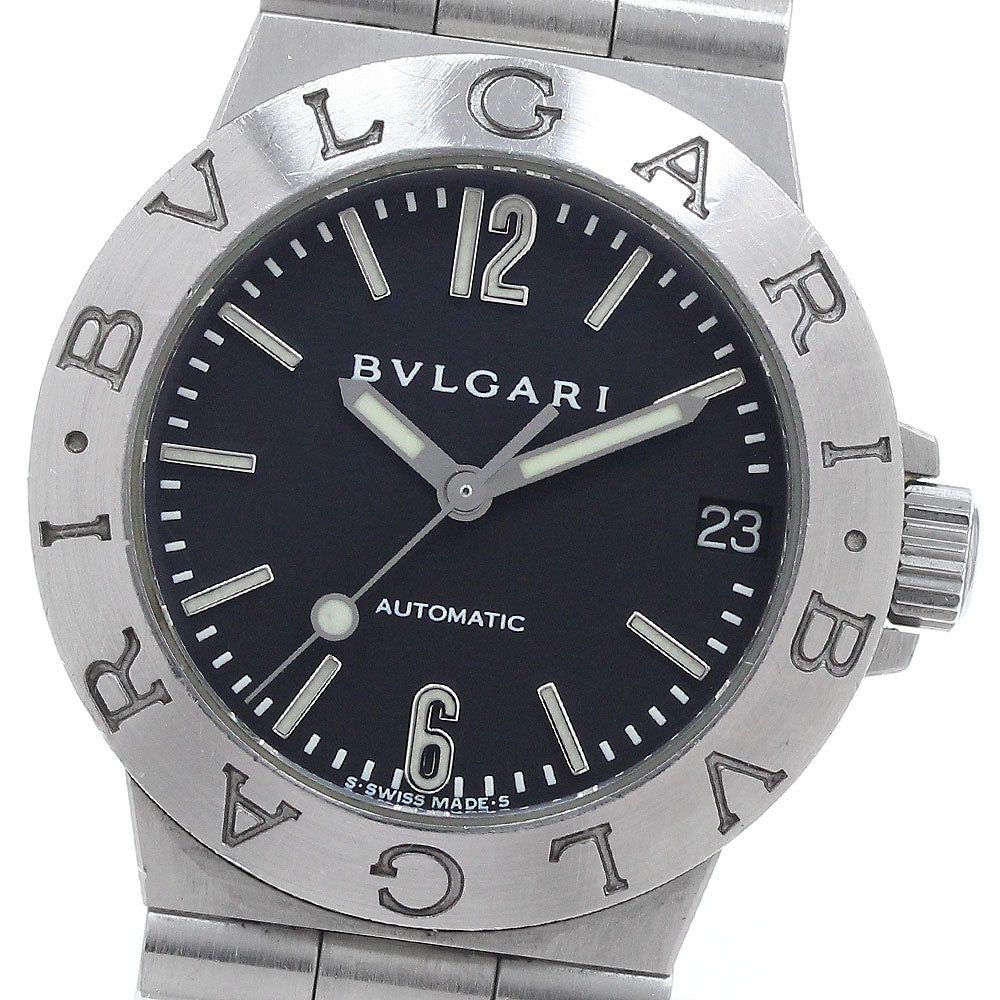 BVLGARI Diagono LCV29S Date black Dial Automatic Ladies Watch_940272