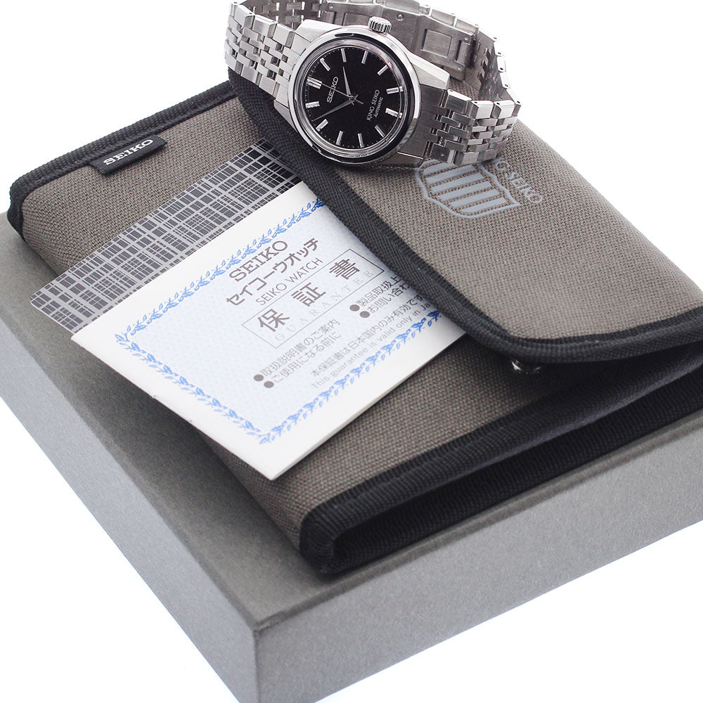 SEIKO King Seiko SDKS005/6R31-00D0 Black Dial Automatic Men's Watch_940276