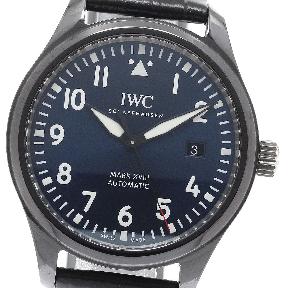 IWC SCHAFFHAUSEN Pilot Watch Mark XVIII IW324703 Laureus Sport for Good Limited to 1,500 pieces worldwide Navy Dial Automatic Men's Watch_940310