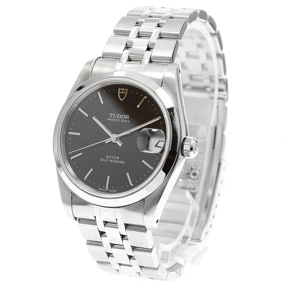 TUDOR Prince Date 74000 Black Dial Automatic Boy's Watch_940315