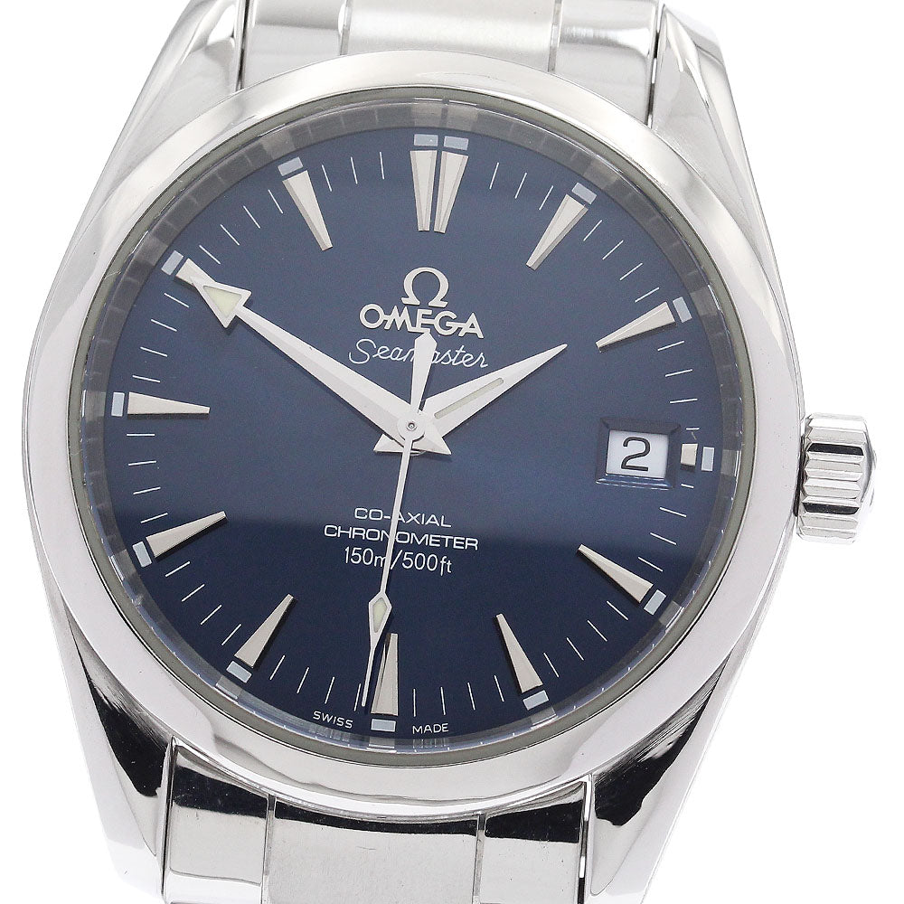 OMEGA Seamaster Aqua Terra 2504.80 Date Navy Dial Automatic Boy's Watch_940316