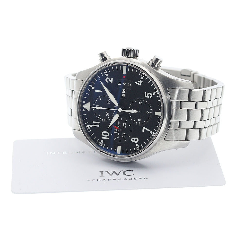 IWC SCHAFFHAUSEN Pilot watch IW377704 Chronograph Automatic Men's Watch_940340