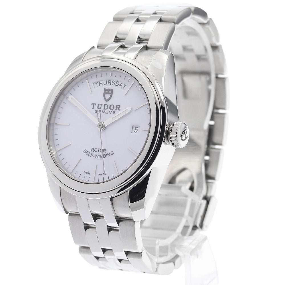 TUDOR Glamour 56000 Date day White Dial Automatic Men's Watch_940341