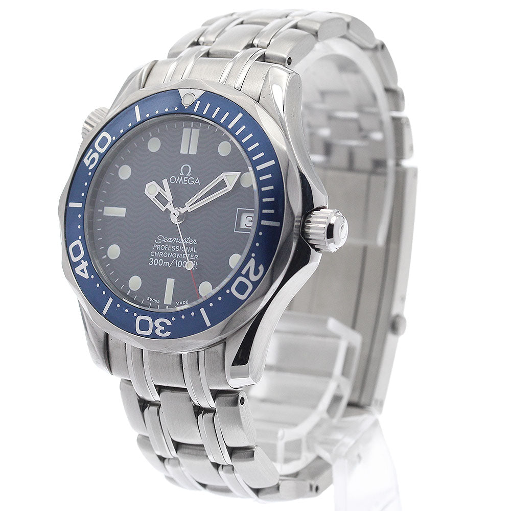 OMEGA Seamaster300 2551.80 Date Navy Dial Automatic Boy's Watch_940348