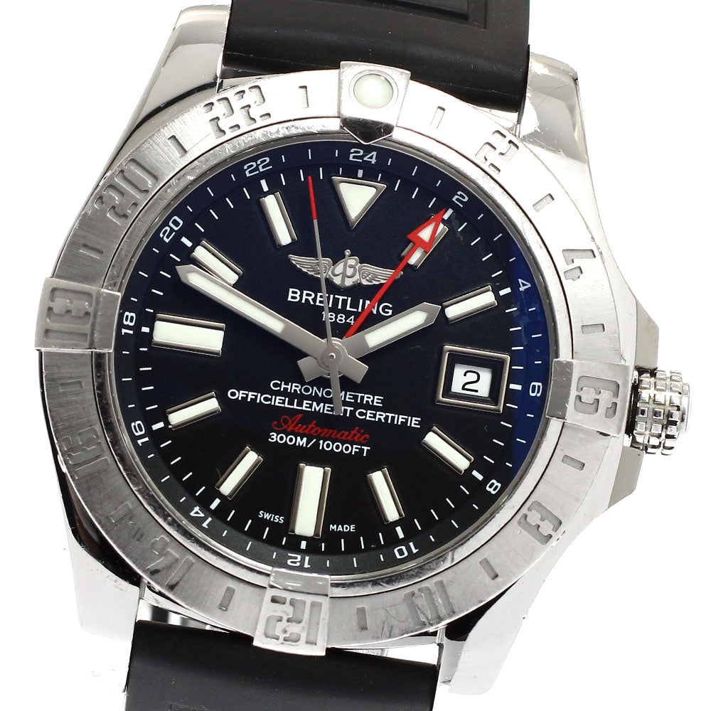 BREITLING Avenger II GMT A32390 Date black Dial Automatic Men's Watch_940353