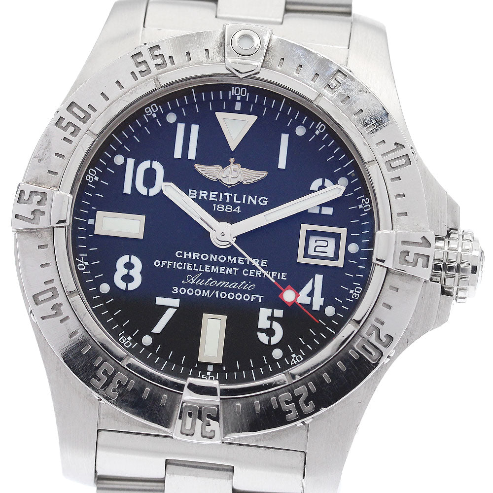 BREITLING Avenger Seawolf A17330 Date black Dial Automatic Men's Watch_940356