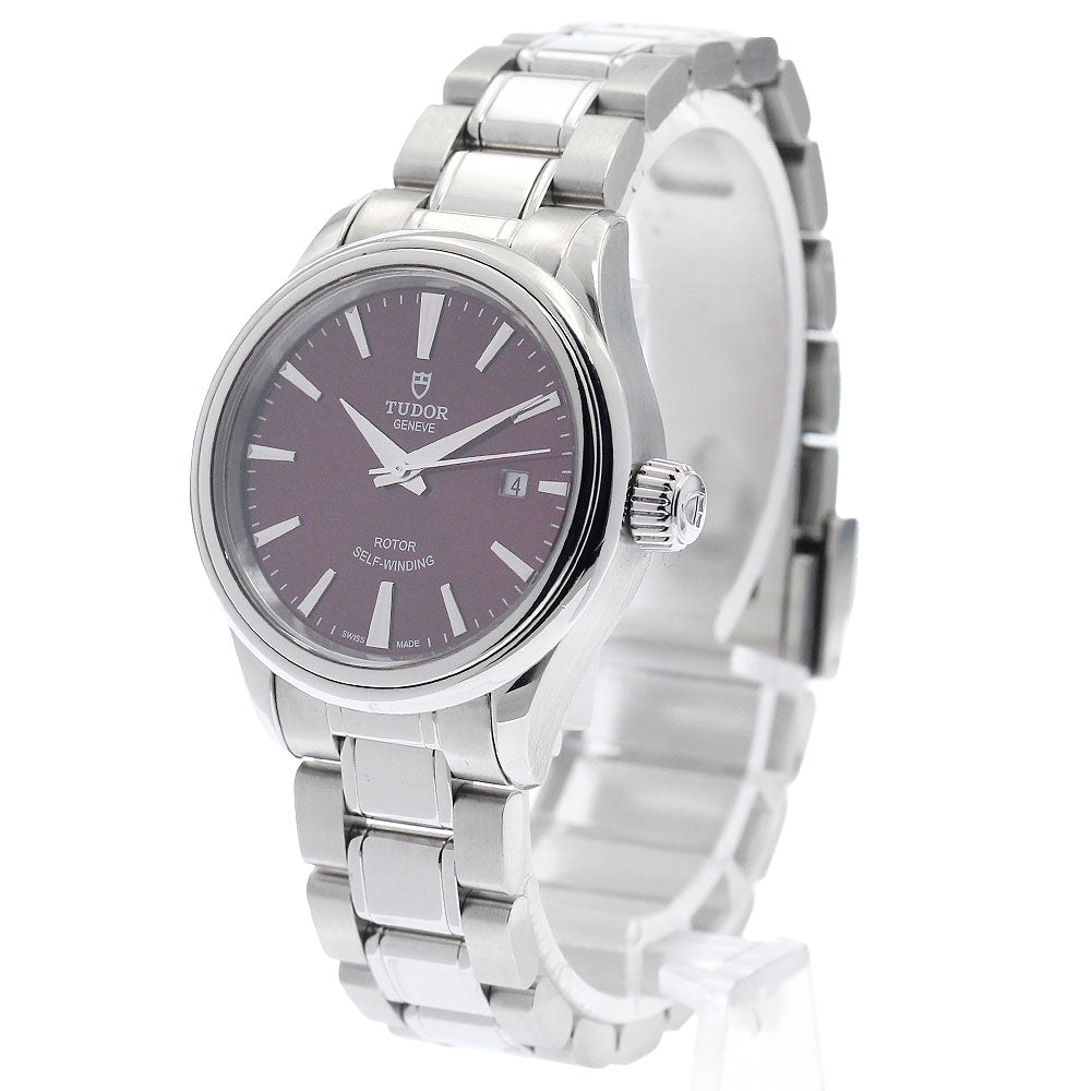 TUDOR Style 12100 Date Bordeaux Dial Automatic Ladies Watch_940362