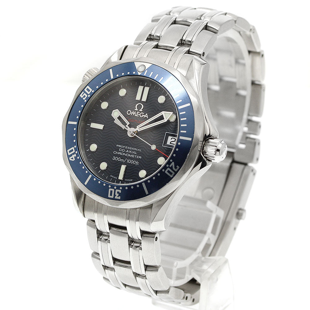 OMEGA Seamaster300 2222.80 Date Co-Axial Navy Dial Automatic Boy's Watch_940365