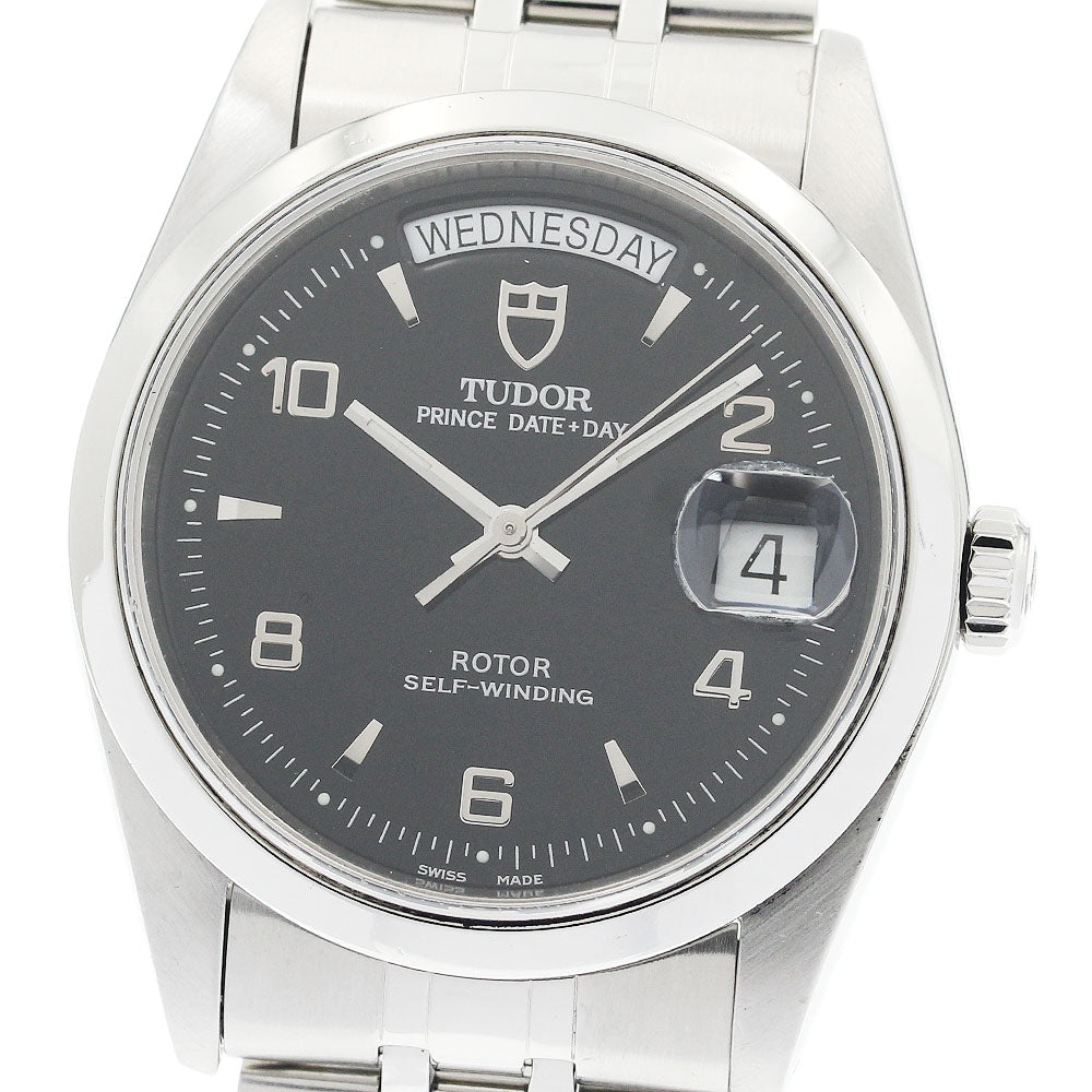 TUDOR Prince Date Day 76200 Black Dial Automatic Men's Watch_940382