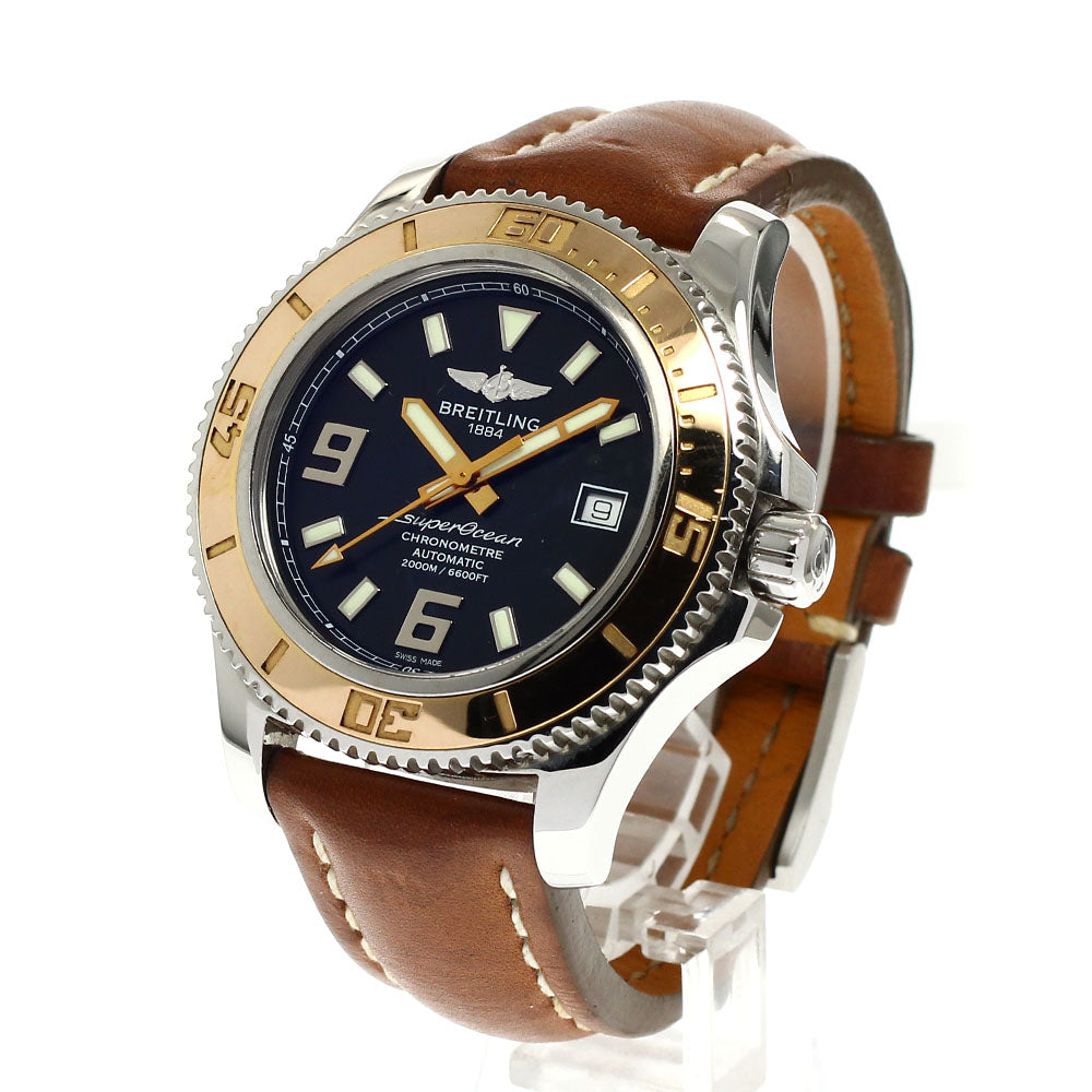 BREITLING Super Ocean 44 C17391 Date PG bezel black Dial Automatic Men's_940389