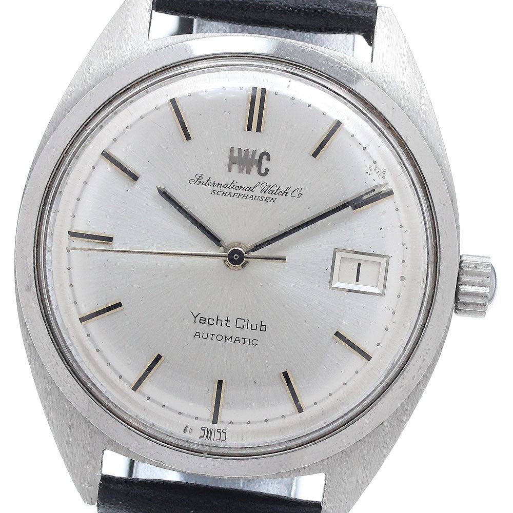 IWC SCHAFFHAUSEN Yacht club Date Cal.8541B Silver Dial Automatic Men's Watch_940469