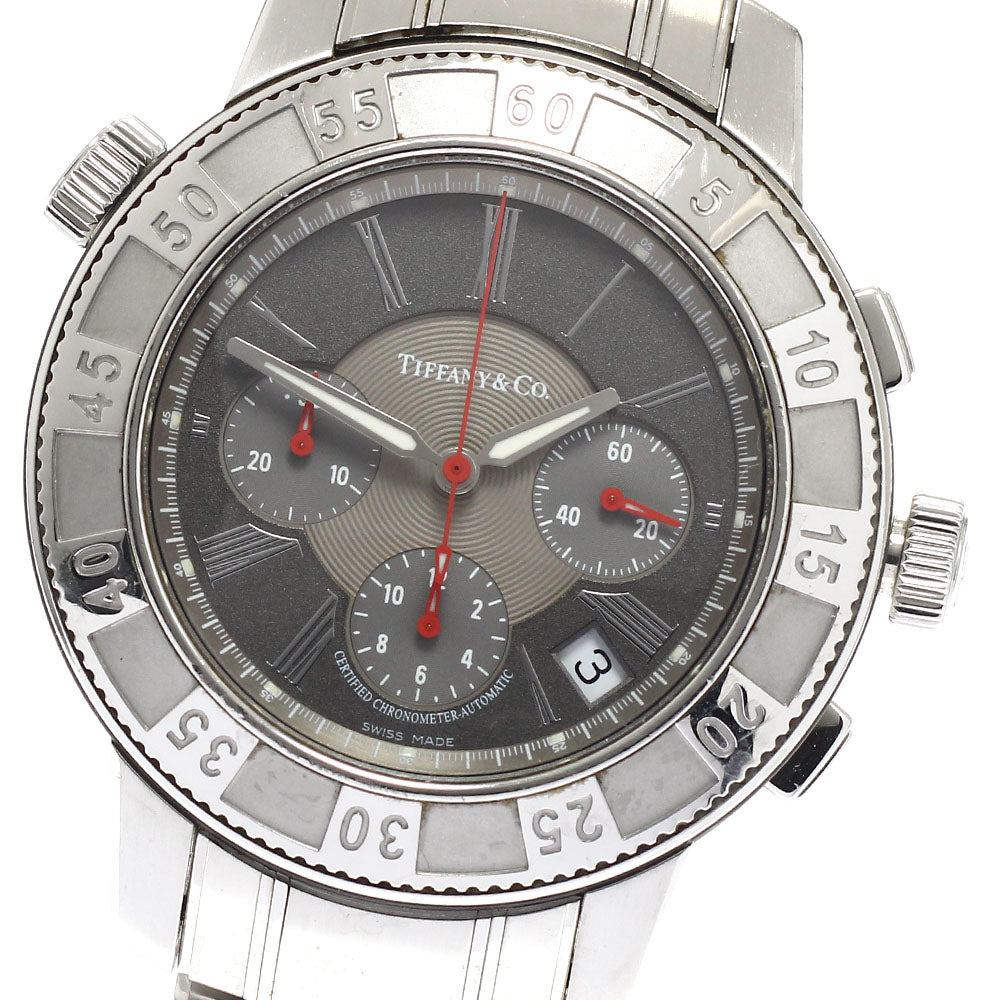 TIFFANY&Co. Mark T-57 Chronograph Date gray Dial Automatic Men's Watch_940474