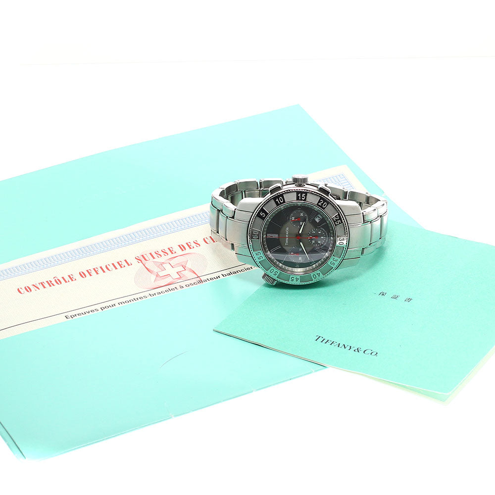 TIFFANY&Co. Mark T-57 Chronograph Date gray Dial Automatic Men's Watch_940474