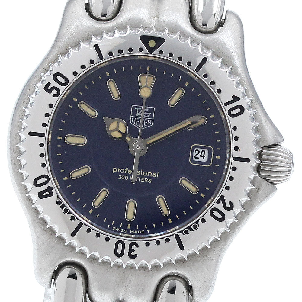 TAG HEUER S/el WG1317-2 Date Navy Dial Quartz Ladies Watch_940531