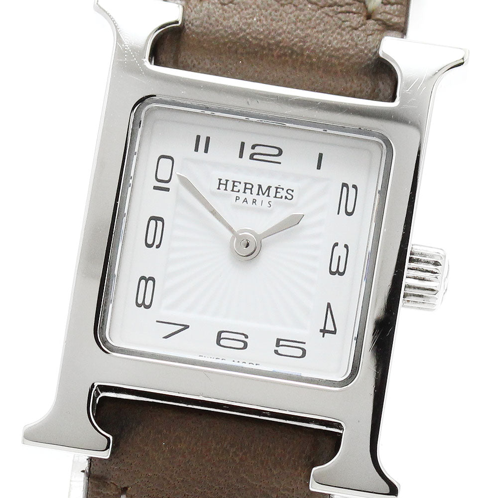 HERMES H watch Mini HH1.110 White Dial Quartz Ladies Watch_940753