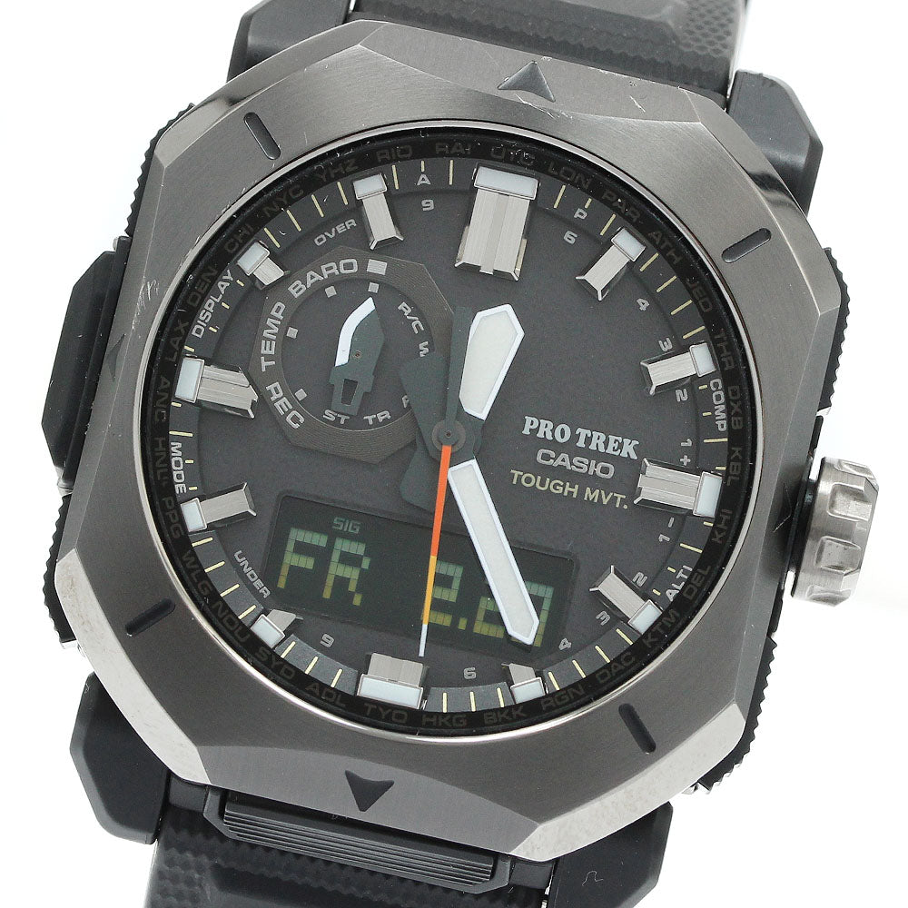 CASIO Pro Trek Climber Line PRW-6900Y-1JF Solar Powered Radio Men's Watch_940997