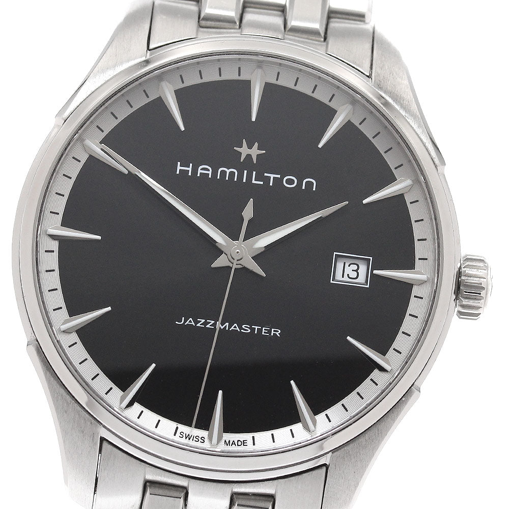 HAMILTON Jazz master H324510 Date Black Dial Quartz Men's Watch_941013