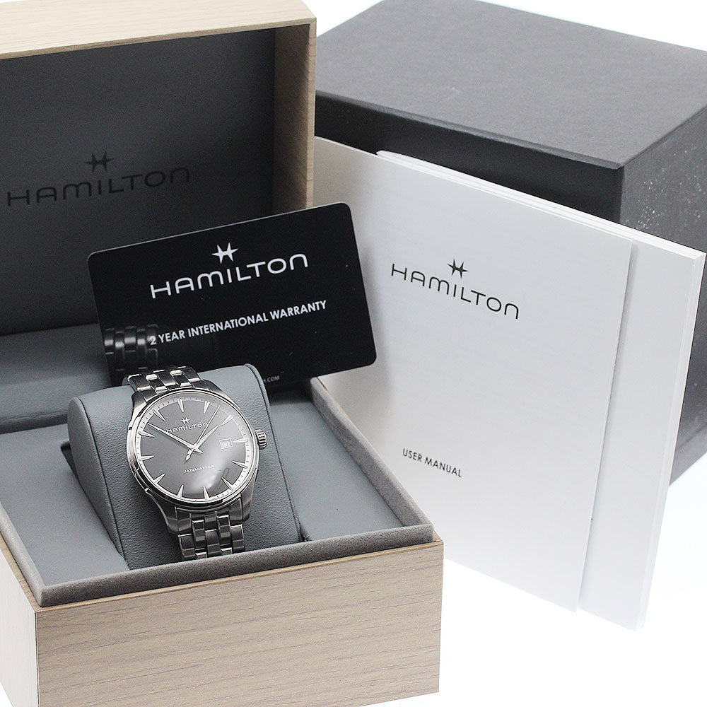 HAMILTON Jazz master H324510 Date Black Dial Quartz Men's Watch_941013