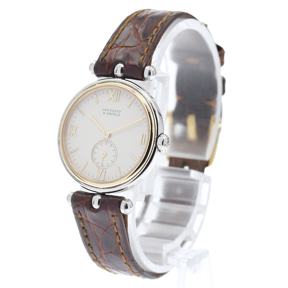 Van Cleef & Arpels La collection 416.604 YG bezel small seconds beige Dial Quartz Ladies Watch_941060